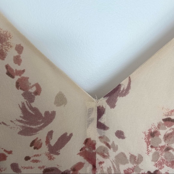 Wilfred Aritzia Sakura pink floral dress size 2 - Picture 5 of 9